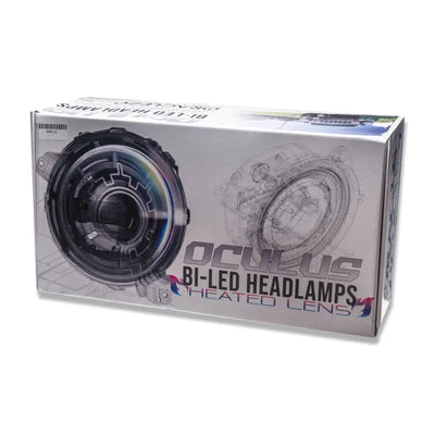 Oracle Lighting 18-22 Jeep Wrangler JL / 20-22 Gladiator JT Oculus Bi-LED Projector Headlights - Truck & Automotive