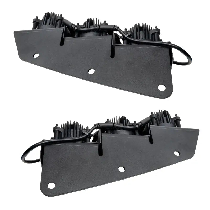 Black LED fog lights for Ford Bronco in ORACLE Lighting fog light kit