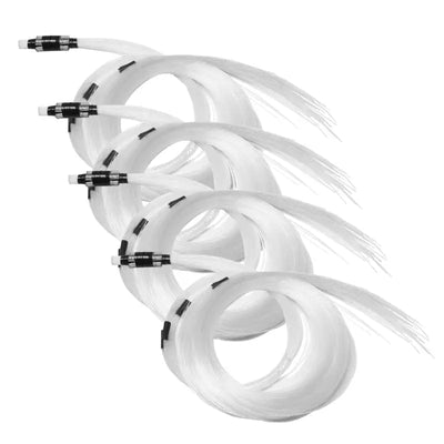Coiled Oracle Lighting fiber optic cable with connectors for fiber optic wheel lighting