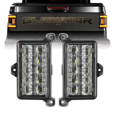 Oracle Lighting Jeep Gladiator JT Dual Function Reverse LED Module Flush Tail Light - Amber/White - Truck & Automotive