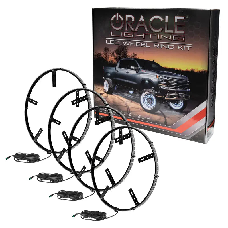 ORACLE Lighting LED Illuminated Wheel Rings - ColorSHIFT RGB + W - Truck & Automotive