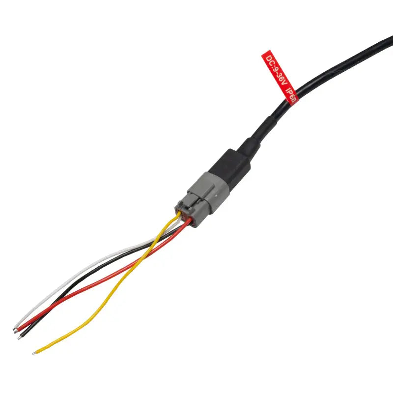 Electrical cable with connector and exposed wires for Oracle Lighting LED light bar