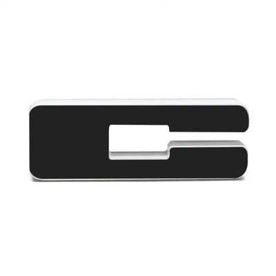 ORACLE Lighting Universal Illuminated LED Letter Badges - Matte Black Surface Finish - C - Truck & Automotive