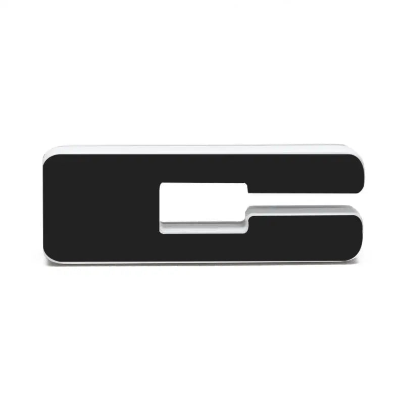 ORACLE Lighting Universal Illuminated LED Letter Badges - Matte Black Surface Finish - C - Truck & Automotive