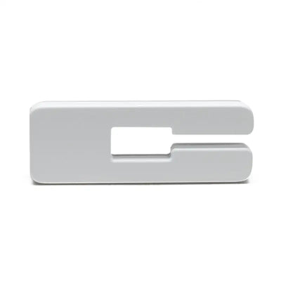 ORACLE Lighting Universal Illuminated LED Letter Badges - Matte White Surface Finish - C - Truck & Automotive