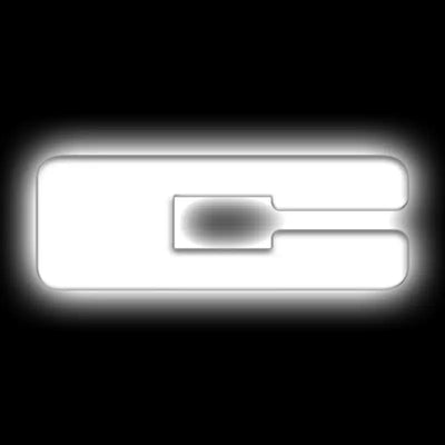 ORACLE Lighting Universal Illuminated LED Letter Badges - Matte White Surface Finish - C - Truck & Automotive