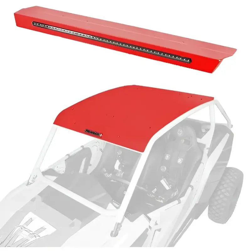 P141R123PR Pro Armor Asylum Roof W/ Light Bar Performance Red - RV and Auto Parts