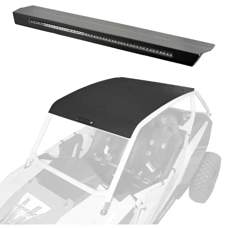P141R123SLR Pro Armor Asylum Roof W/ Light Bar Solar Black - RV and Auto Parts