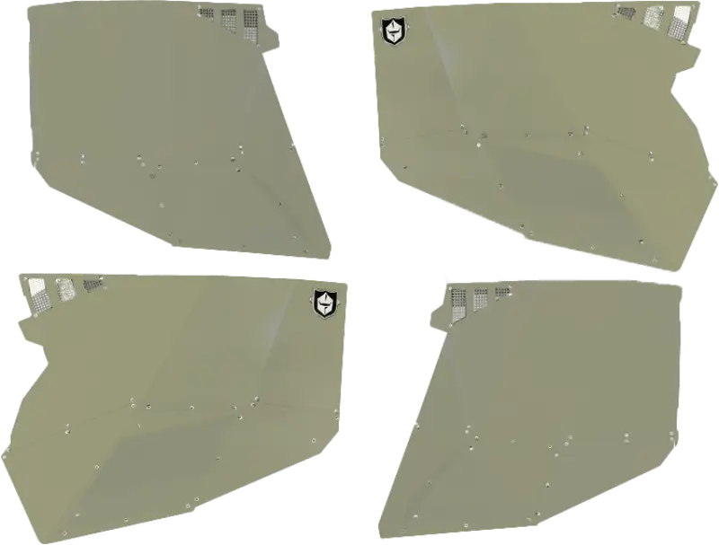 P144228GG-728 Pro Armor Stealth Door Alluminum Skins Ghost Grey Pol - RV and Auto Parts