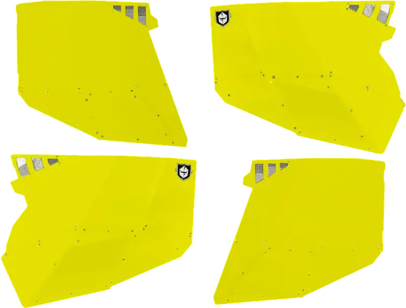 P144228LSQ-630 Pro Armor Stealth Door Alluminum Skins Lime Squeeze Pol - RV and Auto Parts