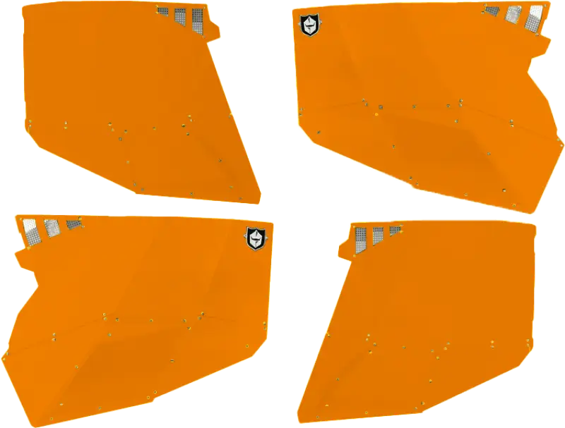 P144228OM Pro Armor Stealth Door Alluminum Skins Orange Madness Pol - RV and Auto Parts