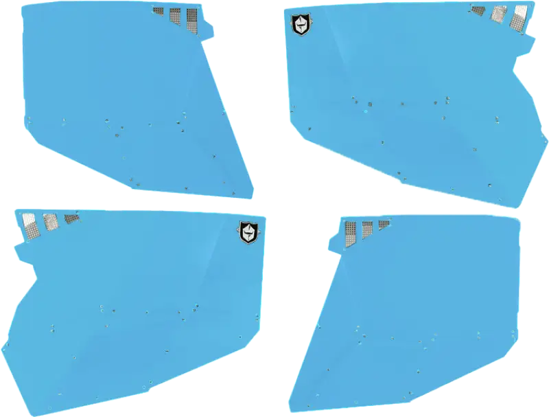 P144228SB Pro Armor Stealth Door Alluminum Skins Sky Blue Pol - RV and Auto Parts
