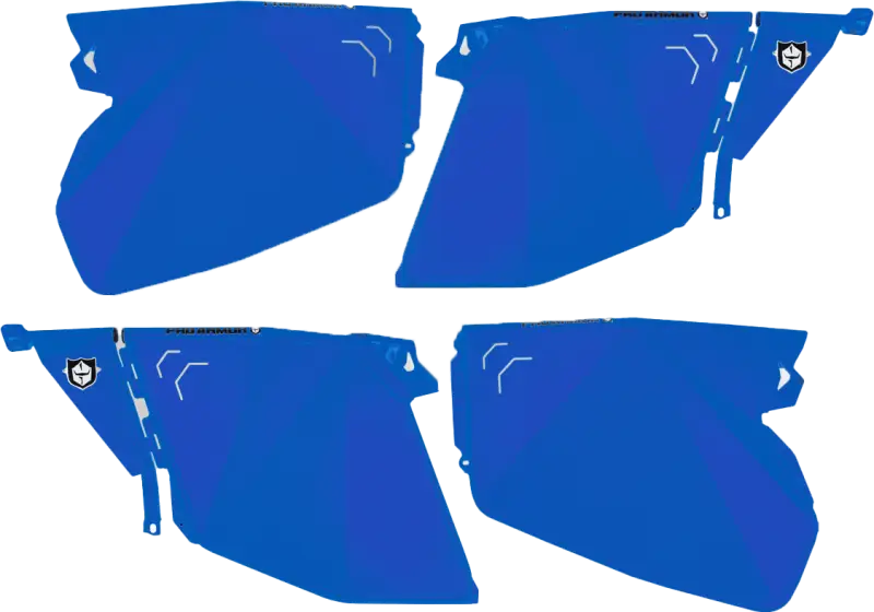 P144D000PB Pro Armor Traditional Half Doors Blue Pol - RV and Auto Parts