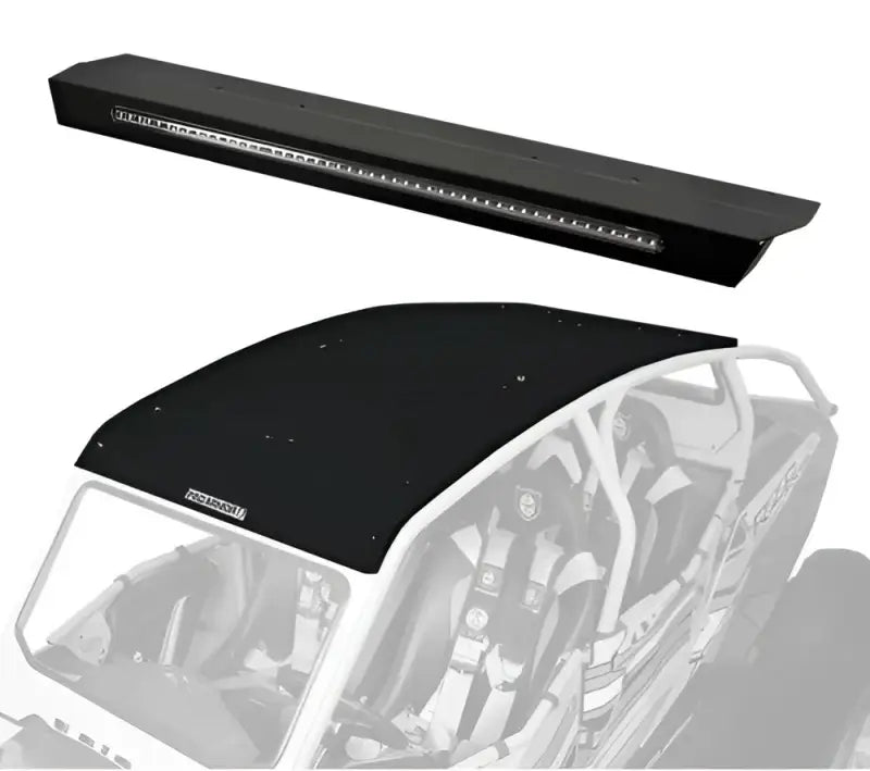 P144R123BL Pro Armor Asylum Rear Wing W/ Lightbar Black - RV and Auto Parts