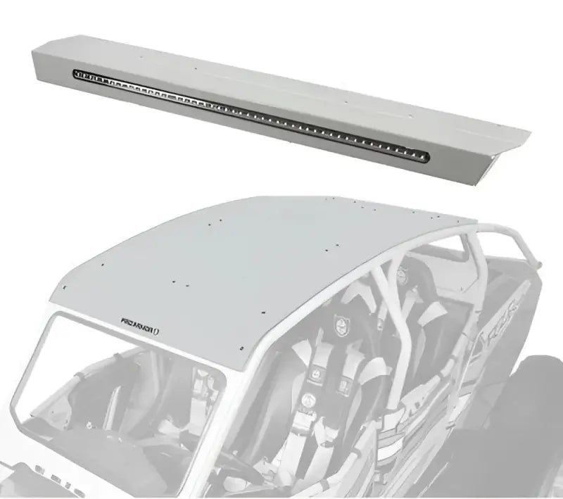 P144R123TMM Pro Armor Asylum Rear Wing W/ Lightbar Titanium Matte Metallic - RV and Auto Parts
