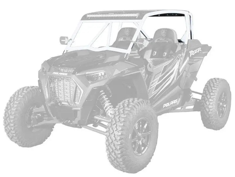 P191C028MW Pro Armor Cab Asylum Cage W/V Intrusion Matte White - RV and Auto Parts