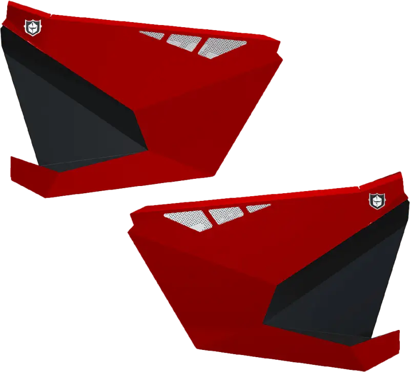 P199D003PR Pro Armor Rzr Pro Xp Doors Performance Red Pol - RV and Auto Parts