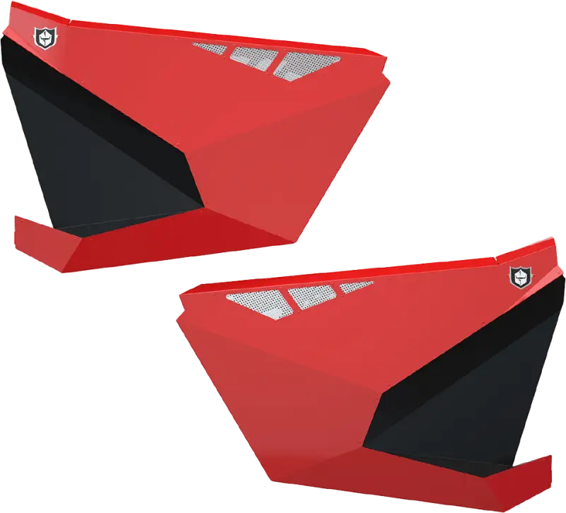 P199D003RD Pro Armor Rzr Pro Xp Doors Red Pol - RV and Auto Parts