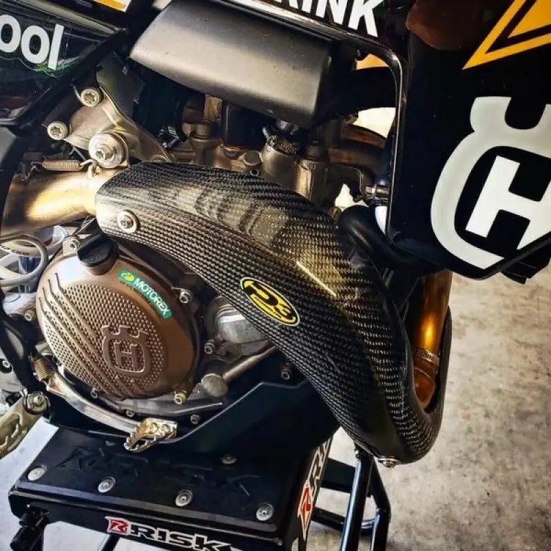 P3 Heat Shield Carbon Fiber Ktm/Hus for Powersports