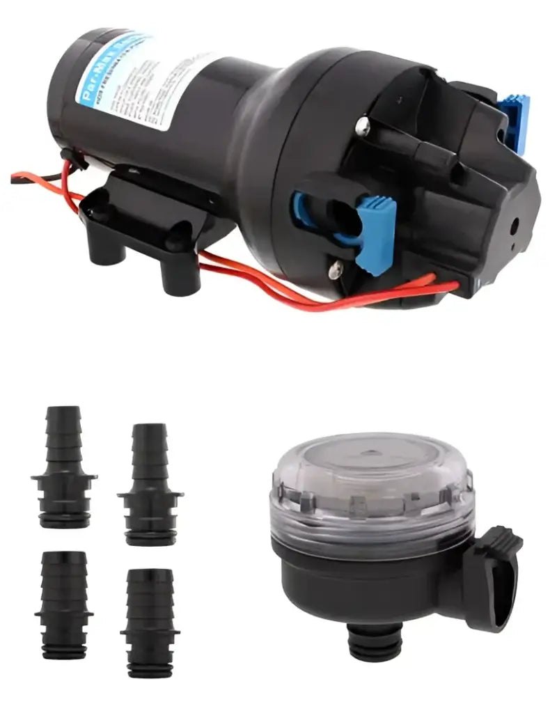 Jabsco Parmax Hd5 12V 5Gpm 60Psi, high-performance water pressure pump for RV, marine, off-road, automotive applications, plumbing, RV fresh water supplies, AVADA - Best Sellers, must haves
