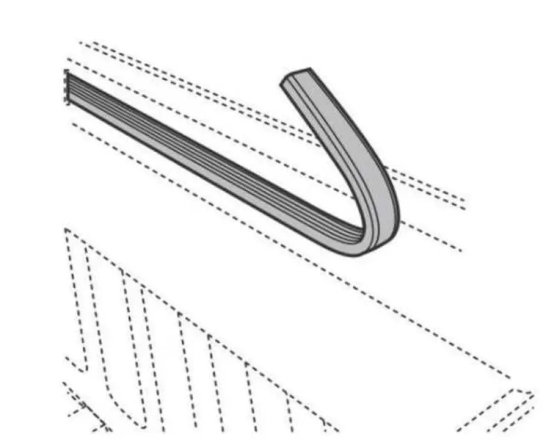 PARTS-326A0004 Tonneau Cover Rail Seal