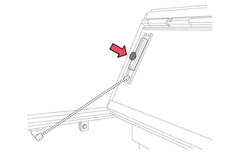 PARTS-356A0014 Tonneau Cover Adjusting Knob