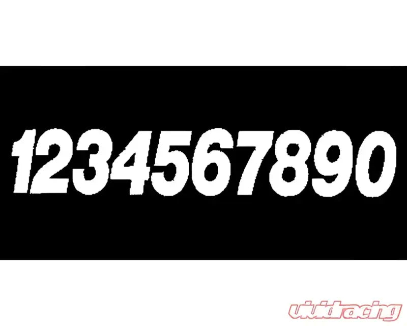PD63B-5 Dirt Digits Number 5 Black Pro 3/Pk - Graphics/Decals