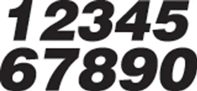 PD63B-8 Dirt Digits Number 8 Black Pro 3/Pk - Graphics/Decals