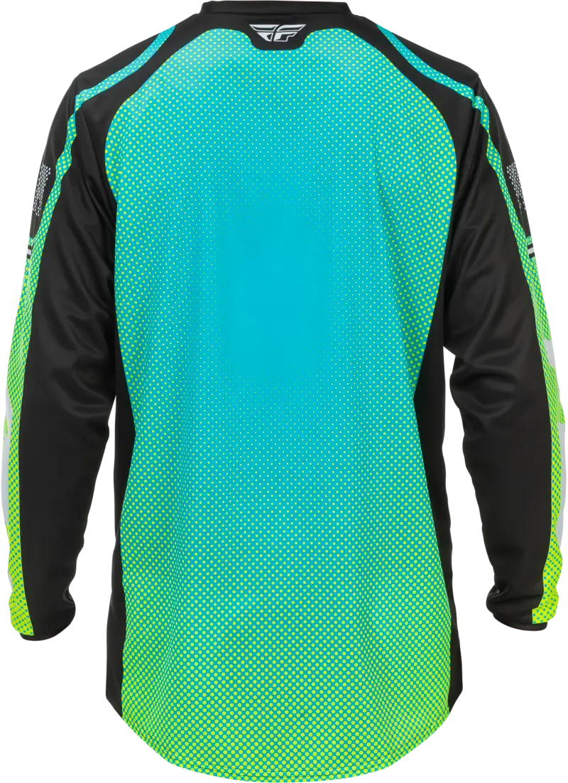 F 16 Jersey Aqua/Black/White Xl - FLY RACING