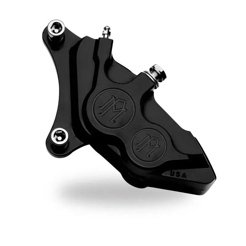 Performance Machine 00-17 HD Caliper 137x4B Left 11.5in - Black Ano - Brakes