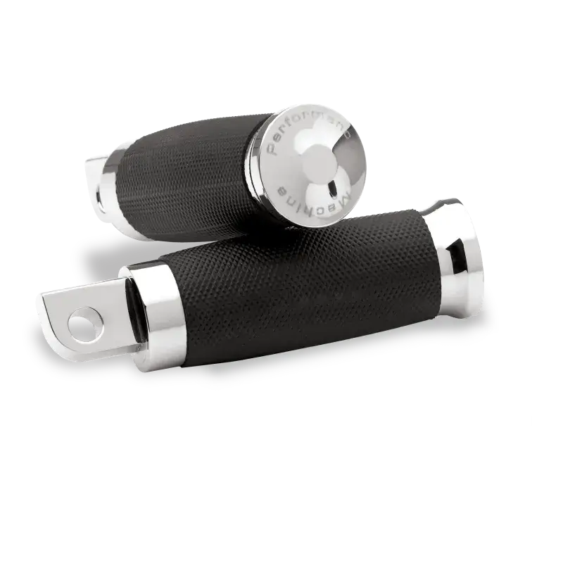 Performance Machine Footpegs Contour Rider - Chrome - Controls