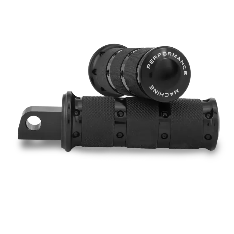 Performance Machine Footpegs XLS Rider - Black Ano - RV and Auto Parts