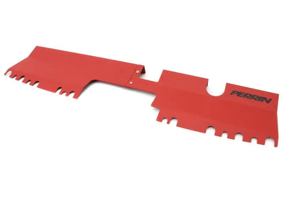 Perrin 15-21 WRX/STI Radiator Shroud (Without OEM Intake Scoop) - Red - Cooling