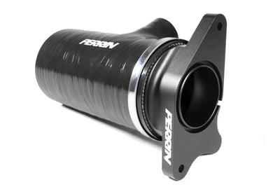 Perrin 2022 + Subaru WRX Black 3in Turbo Inlet Hose w/ Nozzle (Short) - Fabrication