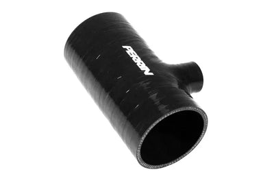 Perrin 2022 + Subaru WRX Black 3in Turbo Inlet Hose w/ Nozzle (Short) - Fabrication