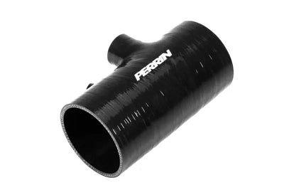 Perrin 2022 + Subaru WRX Black 3in Turbo Inlet Hose w/ Nozzle (Short) - Fabrication