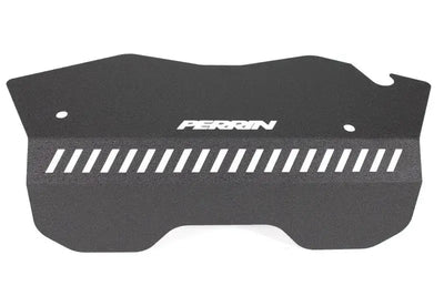 Perrin 2022 + Subaru WRX Pulley Cover - Black - Engine Components