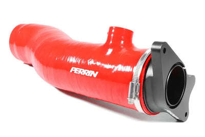 Perrin 2022 + Subaru WRX Red 3in Turbo Inlet Hose w/ Nozzle - Fabrication