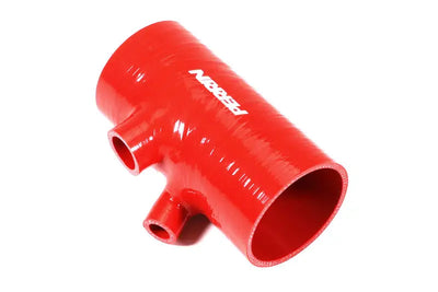 Perrin 2022 + Subaru WRX Red 3in Turbo Inlet Hose w/ Nozzle (Short) - Fabrication