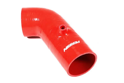 Perrin 22-23 Subaru BRZ/Toyota GR86 Silicone Inlet Hose (3in. ID / SS Wire) - Red - Truck & Automotive