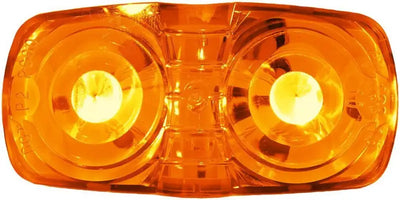 Peterson Mfg 38A-MV-BT2 Led M/C Pc Mv Rect Dbl Bulls-Eye 4’ - Clearance Light