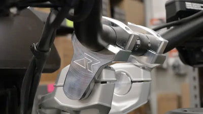 Pivoting Bar Riser 2.4in Silver Bmw - ROX