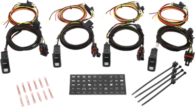 Light Duty Switch System In Cab Pulse Bar 4 Pack - XTC POWER PRODUCTS