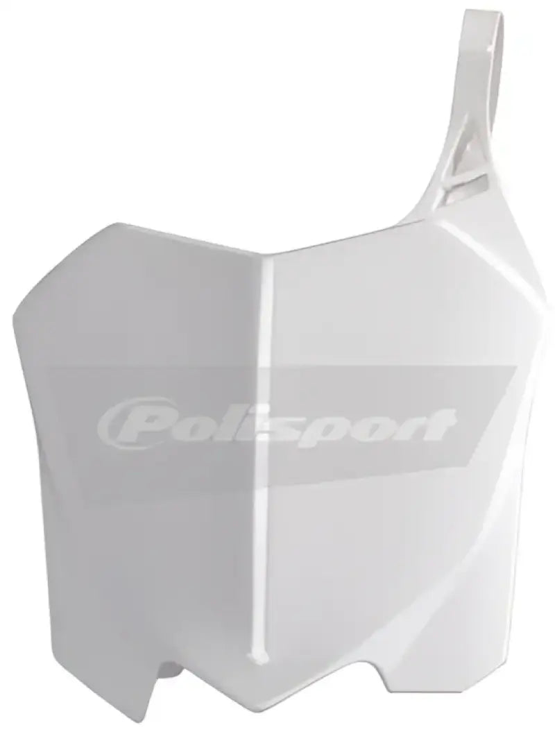 POLISPORT Front Number Plate White for Powersports