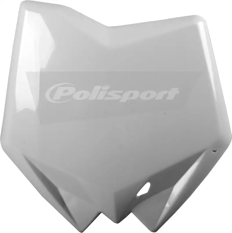 POLISPORT Front Number Plate White for Powersports