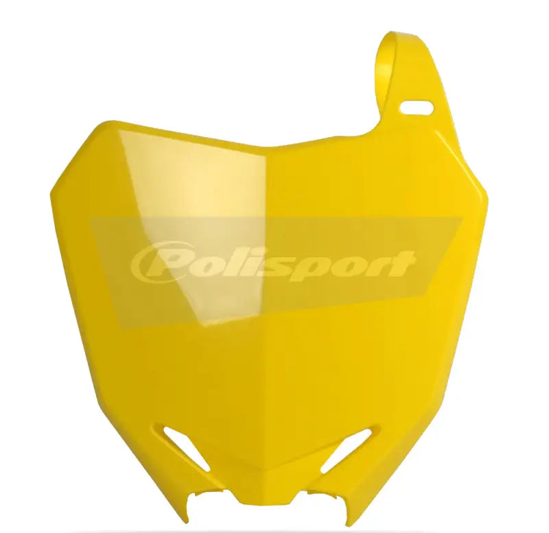 POLISPORT Front Number Plate Yellow for Powersports