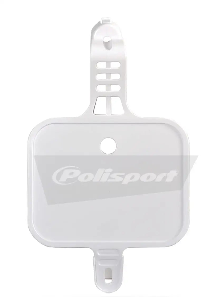 POLISPORT Front Number Plate White for Powersports
