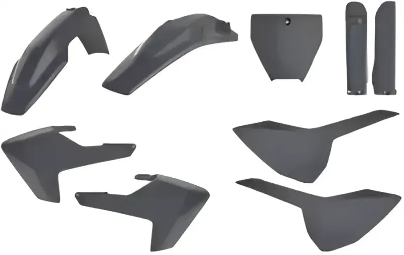 Polisport 8666500005 Front Number Plate Hus Nardo Grey/Black - Body