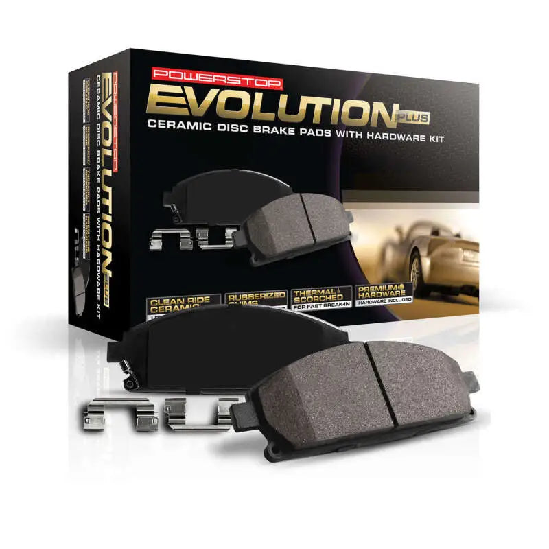 Power Stop 00-03 Audi TT Front Z17 Evo Ceramic Brake Pad w/Hardware - PowerStop