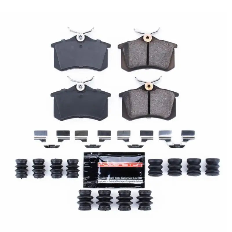 Power Stop 03-04 Audi A4 Rear Z23 Evolution Sport Brake Pads w/Hardware - Truck & Automotive